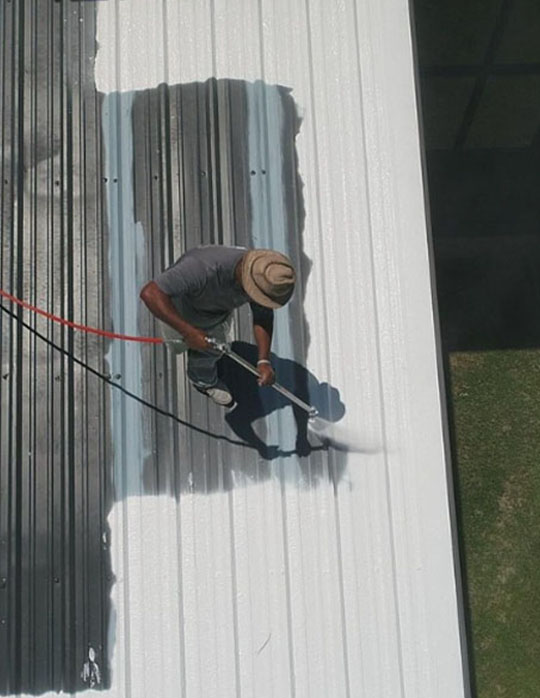 photo of metal roof on a house