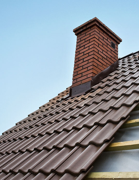 photo of tile roofing on a house